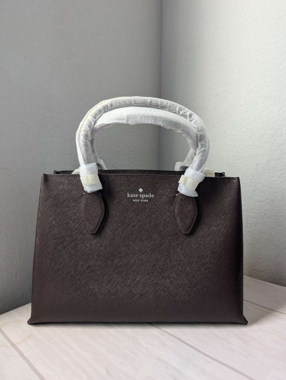 NWT Kate Spade KK310 Rae Satchel Bag Crossbody Purse In Hot Fudge